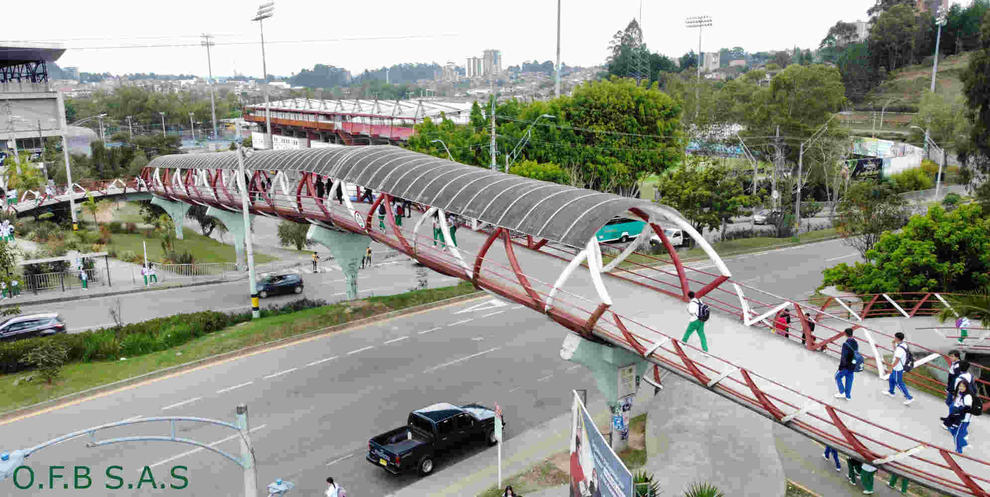 Puente Peatonal sector de Los Colegios, Rionegro.
